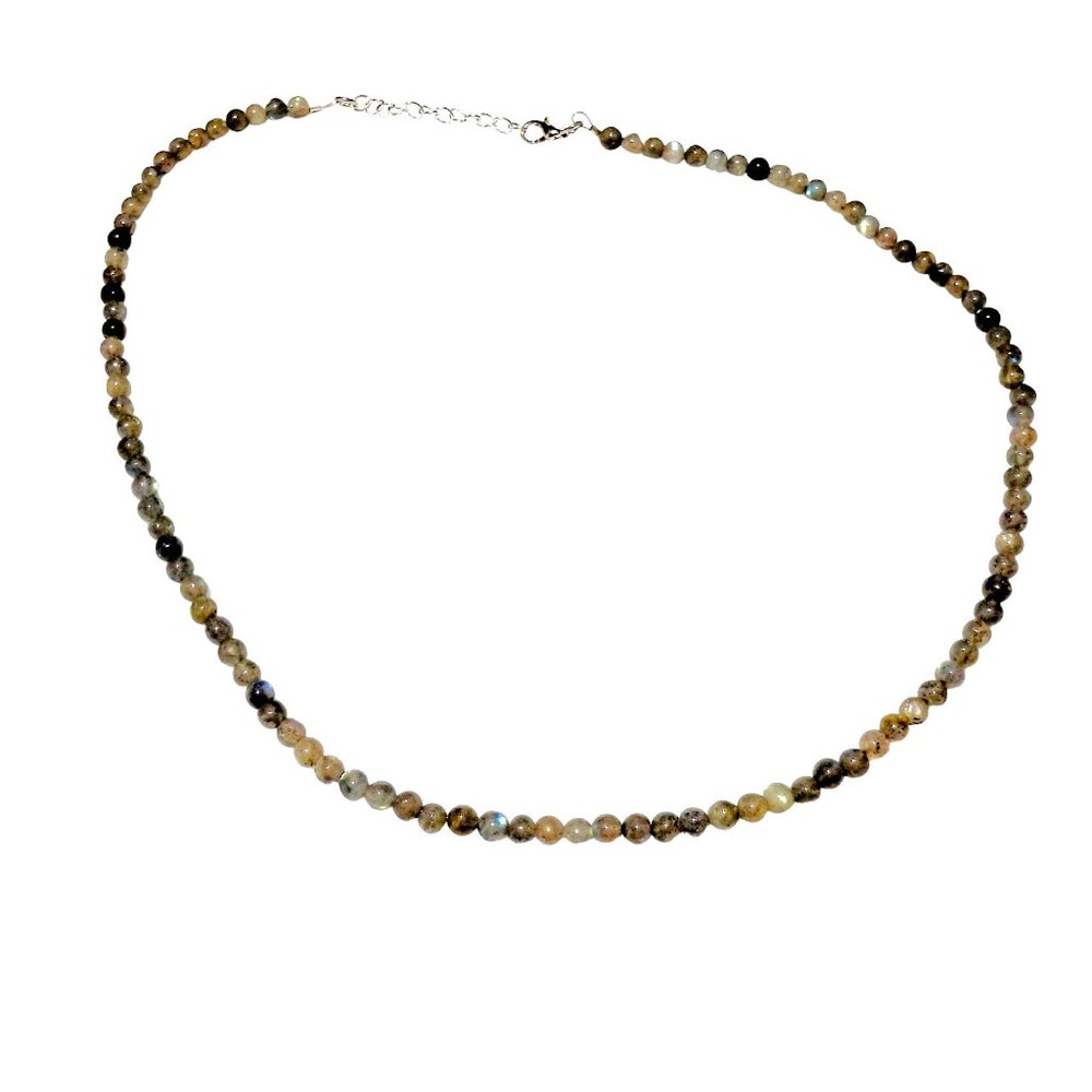 Labradorite beaded necklace 1456
